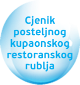 Cjenik posteljnog, kupaonskog, restoranskog i dr. rublja